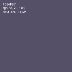 #554F67 - Scarpa Flow Color Image